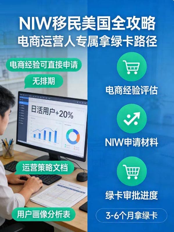 电商运营人看过来！NIW移民美国全攻略
