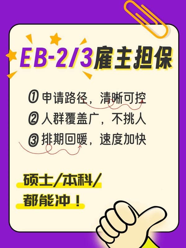 美国绿卡“兜底方案”EB-2/3雇主担保解析