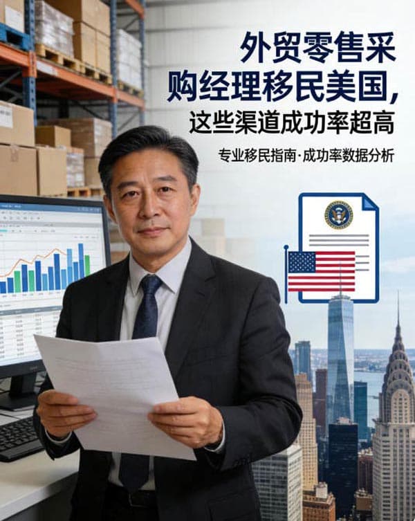 外贸零售采购经理移民美国，这些途径成功率高
