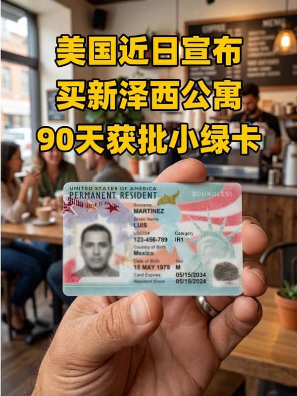 美国EB5新政下，买新泽西公寓，可以拿绿卡