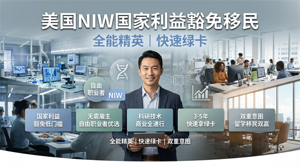 为什么说博士申请美国NIW有天然优势